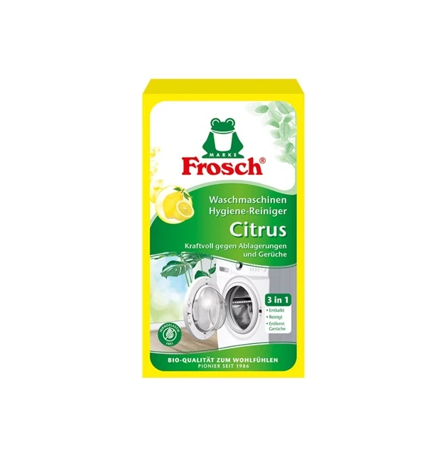 Detergent ecologic pentru curatare masini de spalat rufe, lamaie, Frosch, 250 g 